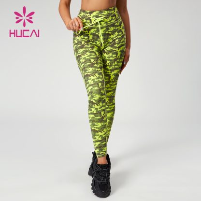 Best-Selling Mid-High Waisted Yoga Leggings Butt Lift Camouflage Style Manufacturer - Image 5