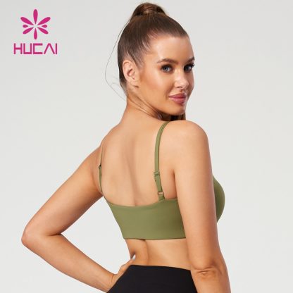 Chic Halter Neck Sport Bras Front Water Drop Sexy Hollow China Supplier - Image 2
