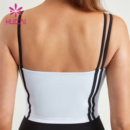 Custom Sports Bras High Strength Asymmetrical Sling Women Gymwear Factory - Image 5