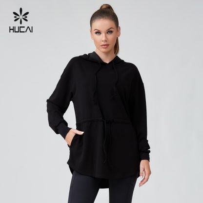 Custom Sports Hoodies Muslim Oversized Modest Training Top - Image 2
