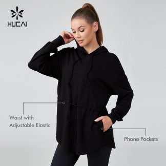 Custom Sports Hoodies Muslim Oversized Modest Training Top