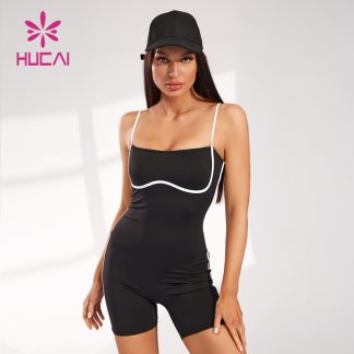 Custom Sports Jumpsuits Women Clean Lines Tennis Sportswear Manufacturer