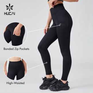 Custom Sports Pant Polyester Spandex High Waist Gym Leggings