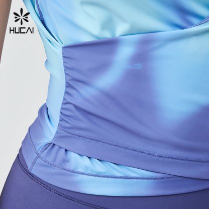 Custom Sports T Shirt Polyester Spandex Digital Printing Gymwear - Image 4