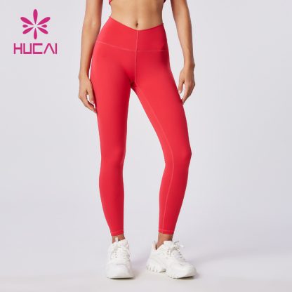 Custom Sports Tights Women V Type Band Design Leggings Supplier - Image 2