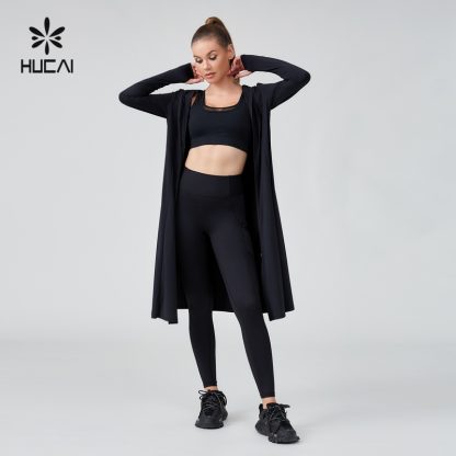 Custom Women Jacket Outdoor Lightweight Modest Gym Top - Image 2