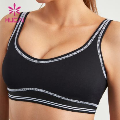 Custom Women Sports Bras Chicken Heart Collar Design Gymwear Supplier - Image 3