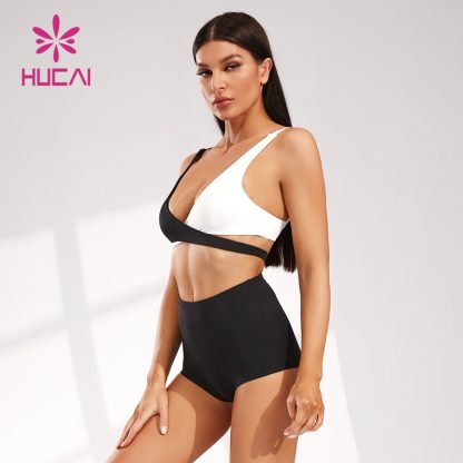 Custom Women Swimsuit Fashion Bikini Bra Swimming Shorts Factory Supplier - Image 3