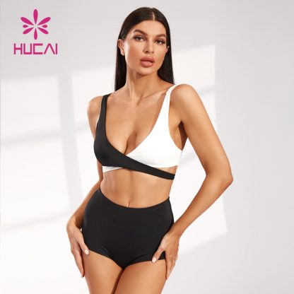Custom Women Swimsuit Fashion Bikini Bra Swimming Shorts Factory Supplier - Image 4