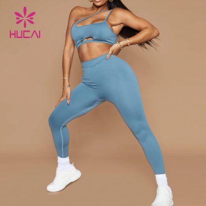 Custom Zipper Spaghetti Straps Sports Bra Women China Manufacturer - Image 3