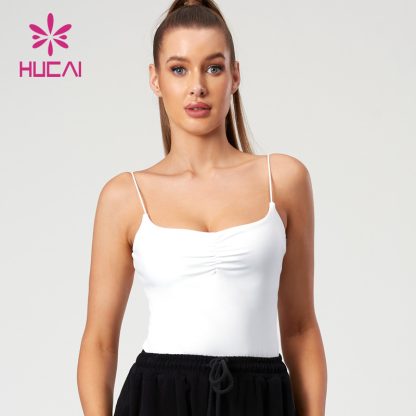 Fashionable Tight-Fitting Yoga Vest With Ultra-Fine Elastic Shoulder Straps Manufacturer - Image 3