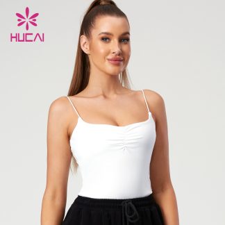 Fashionable Tight-Fitting Yoga Vest With Ultra-Fine Elastic Shoulder Straps Manufacturer