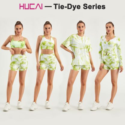 Gym Shirts Tie-Dye Printing ODM Women Pullover Long Sleeves Supplier - Image 5