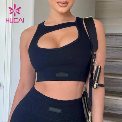 Hot Sale Sexy Hollow Out Sports Bra Women China Manufacturer - Image 4