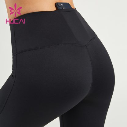 ODM Flared Yoga Pants Women Mid-High Waist Custom Sports Leggings Supplier - Image 3