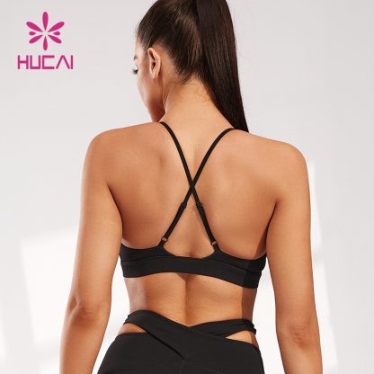 ODM Sports Bra Sexy Hollow Design Women Triangle Cup Underwear Supplier - Image 5