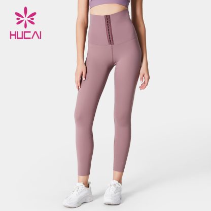 OEM High Waisted Double-Breasted Women Legging New Leggings Supplier - Image 2