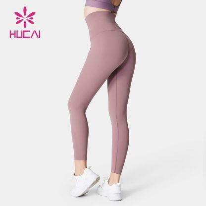OEM High Waisted Double-Breasted Women Legging New Leggings Supplier - Image 3