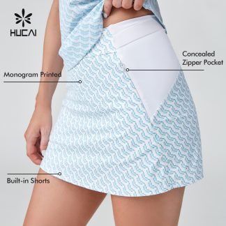 OEM Monogram Printed A-line Sports Tennis Golf Skirt