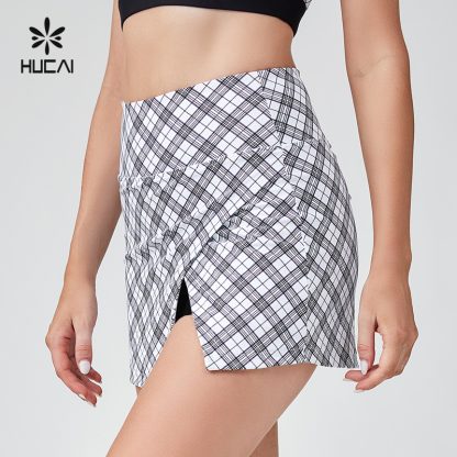 OEM Sexy Split Front A-line Sports Tennis Golf Skirt For Women - Image 3