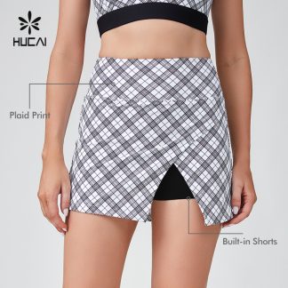 OEM Sexy Split Front A-line Sports Tennis Golf Skirt For Women