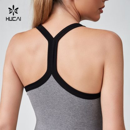 OEM Spandex Cotton I-shaped Womens Sports Tank Tops Sportswear Manufacturer - Image 3