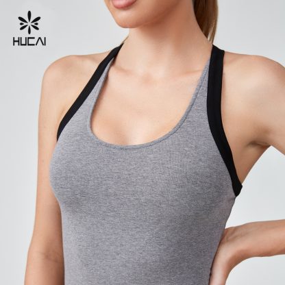 OEM Spandex Cotton I-shaped Womens Sports Tank Tops Sportswear Manufacturer - Image 4