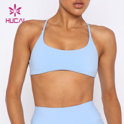 OEM Sports Bra Hollow Racer Back Kink Design China Manufacturer - Image 2