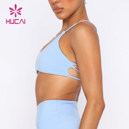 OEM Sports Bra Hollow Racer Back Kink Design China Manufacturer - Image 3