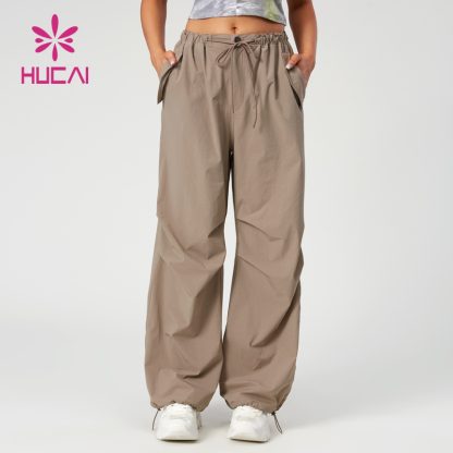 OEM Sports Joggers Drawstring Design Light Quick-Drying Fabric Gym Pants Supplier - Image 3