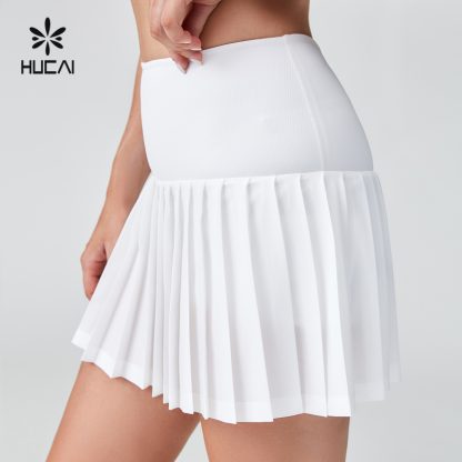 OEM Tennis Skirt High Waist Pleat A-line With Inner Shorts - Image 3