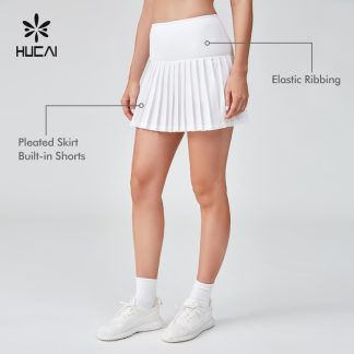 OEM Tennis Skirt High Waist Pleat A-line With Inner Shorts