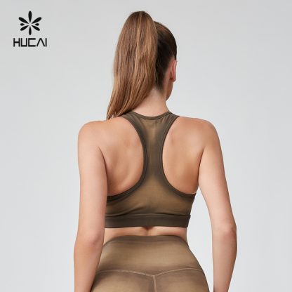 OEM Yoga Bras Washed And Distressed Spray Dyeing Process Sportswear Manufacturer - Image 3