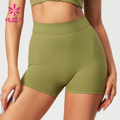 Popular V-Shaped Waistband Yoga Shorts Back Scrunched Detail China Manufacturer - Image 4