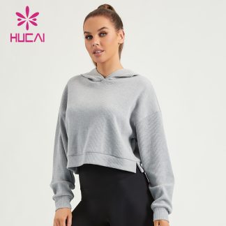Private Label Fitness Hoodies Plain Lady Gymwear Manufacturer China