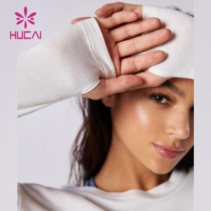 Private Label Long Sleeve Modal Fabric Oversize T Shirts Supplier - Image 4