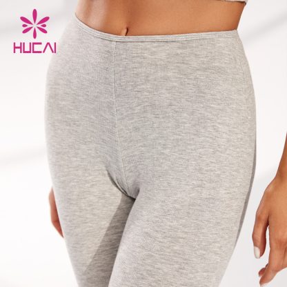 Private Label V Waist Flared Trousers Women Yoga Pants Manufacturer Factory - Image 4