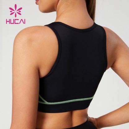 Unique Workwear Style Yoga Vest With Contrasting Color 2024 China Manufacturer - Image 3