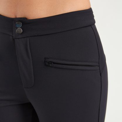 Women Flared Ski Pants OEM Waterproof Fabric Custom Sports Leggings - Image 4